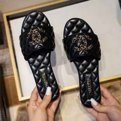 Open Toe Flat Slippers Streetwear