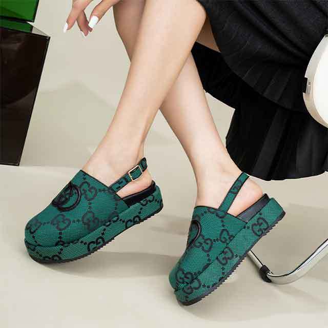 Women's Alphabet Platform Sandals