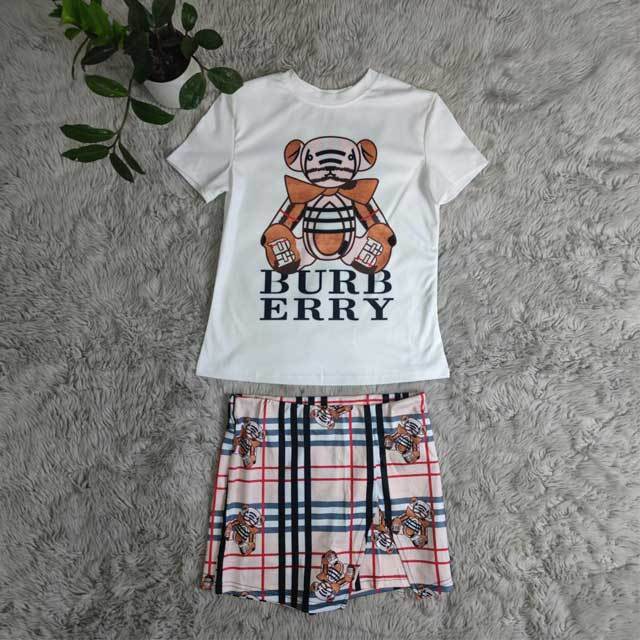 Plaid Print Mini Skirt Set