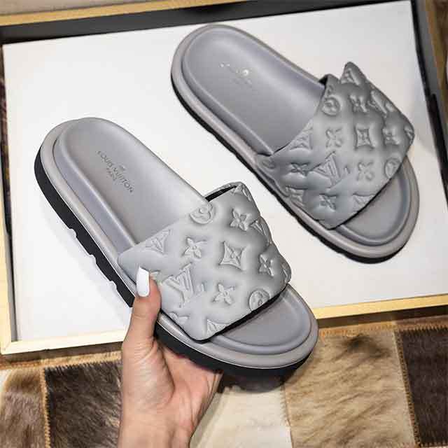 Magic Tape Thick Bottoms Slides Shoes