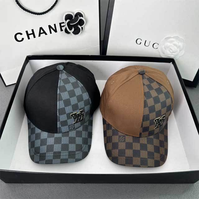 Fashion Plaid Print Baseball Cap