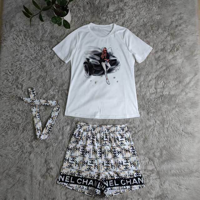 Printed Fashion Women Short Set