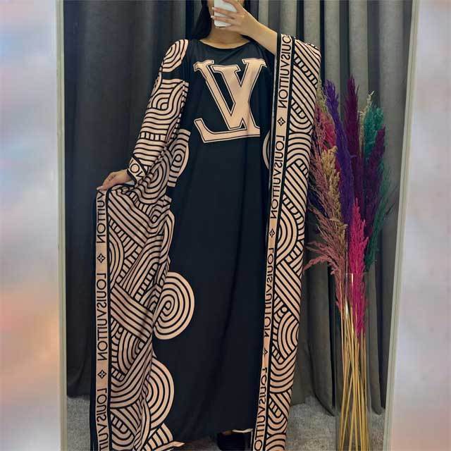 Printed Fashion Beach Maxi Dress