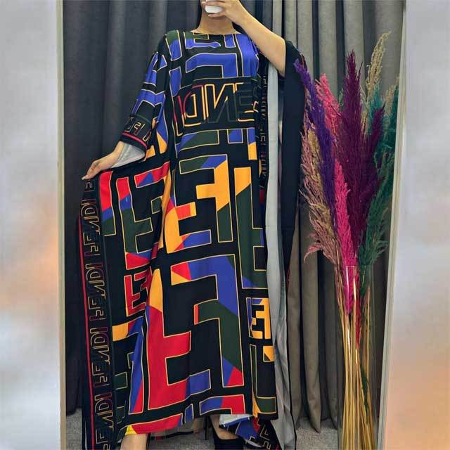 Printed Fashion Beach Maxi Dress