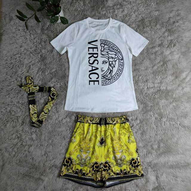 Printed Fashion Women Short Set