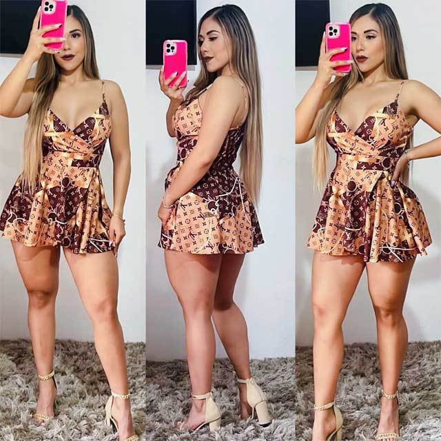Printed Fashion Cami Dress