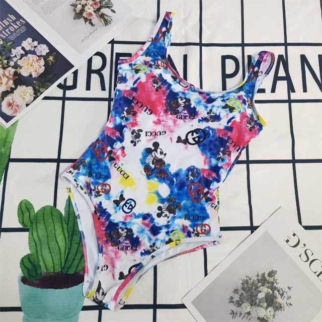 Tie Dye Backless One Piece