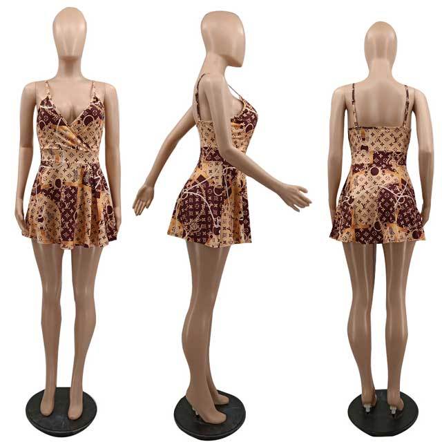 Printed Fashion Cami Dress