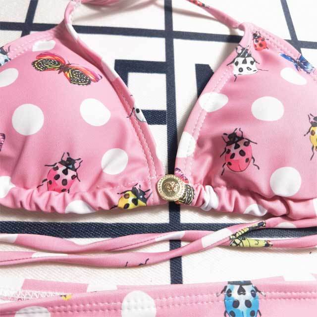 Polka Dots Strappy Bikini Set