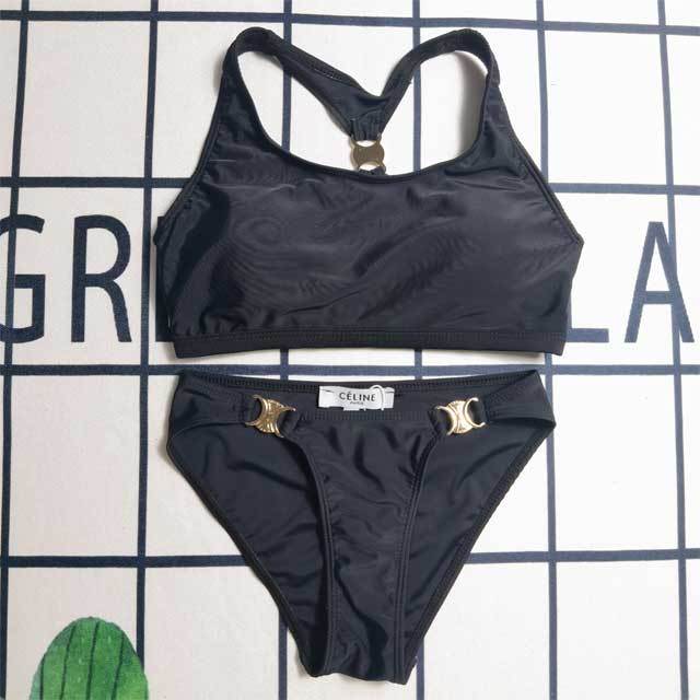Solid Color Women Tankinis Set