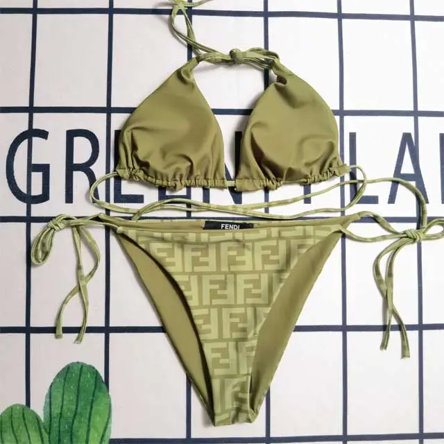Letter Print Sexy Bikini Set