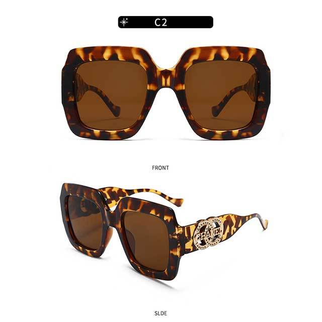Retro Big Frame Women Sunglasses