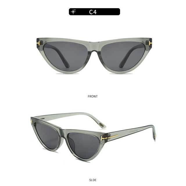 Cat Eye Frame Brand Design Style Sunglasses