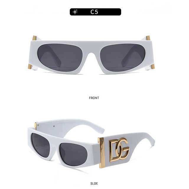 Wide Glasses Wide Legs Square Sunglasses