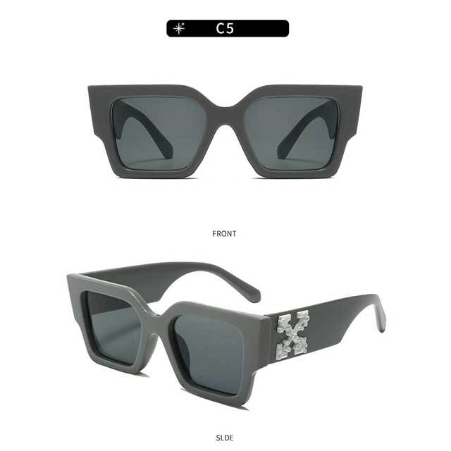 Big Square Frame Luxury Style Sunglasses