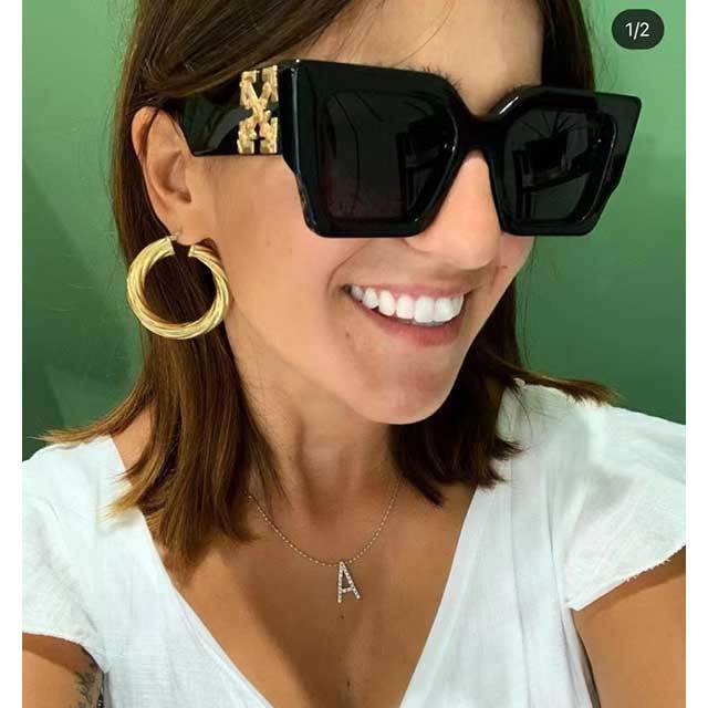 Big Square Frame Luxury Style Sunglasses
