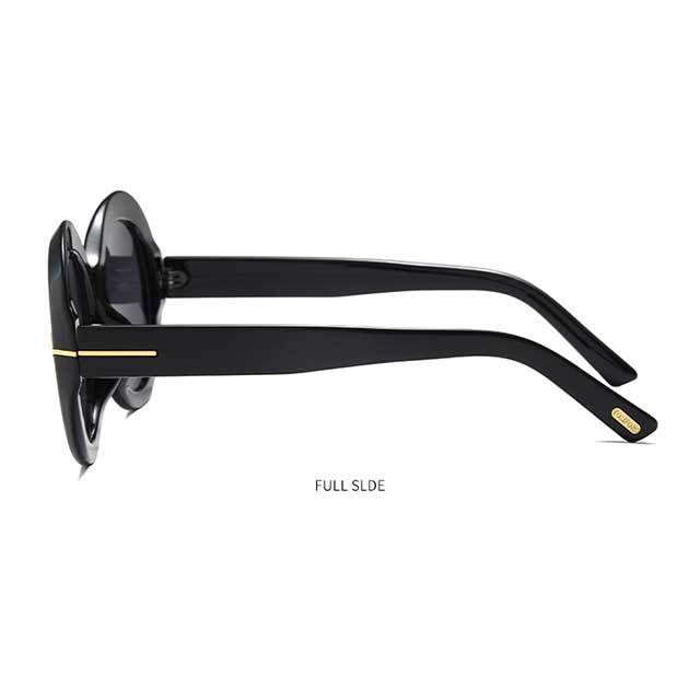 Retro Style Round Frame Sunglasses