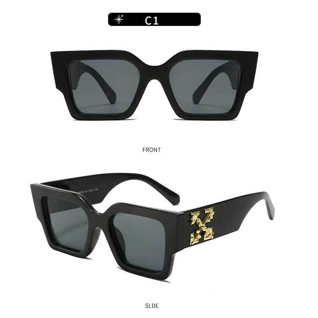 Big Square Frame Luxury Style Sunglasses