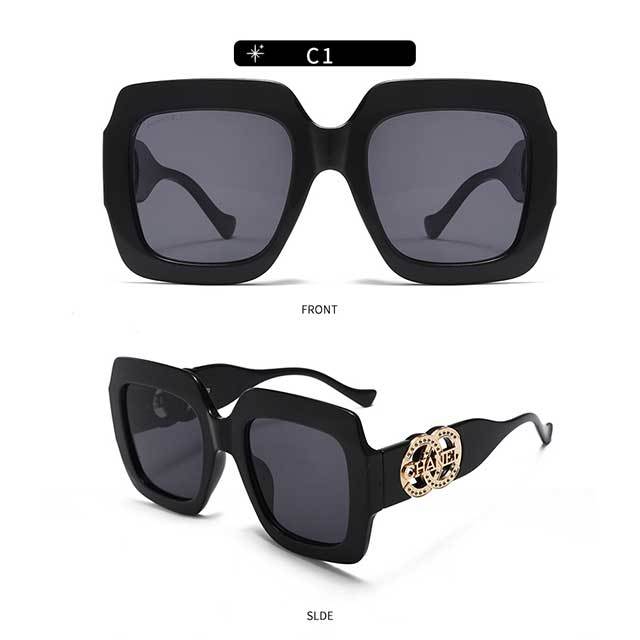 Retro Big Frame Women Sunglasses