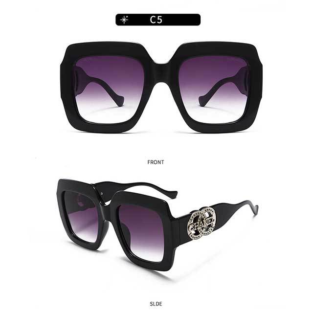 Retro Big Frame Women Sunglasses