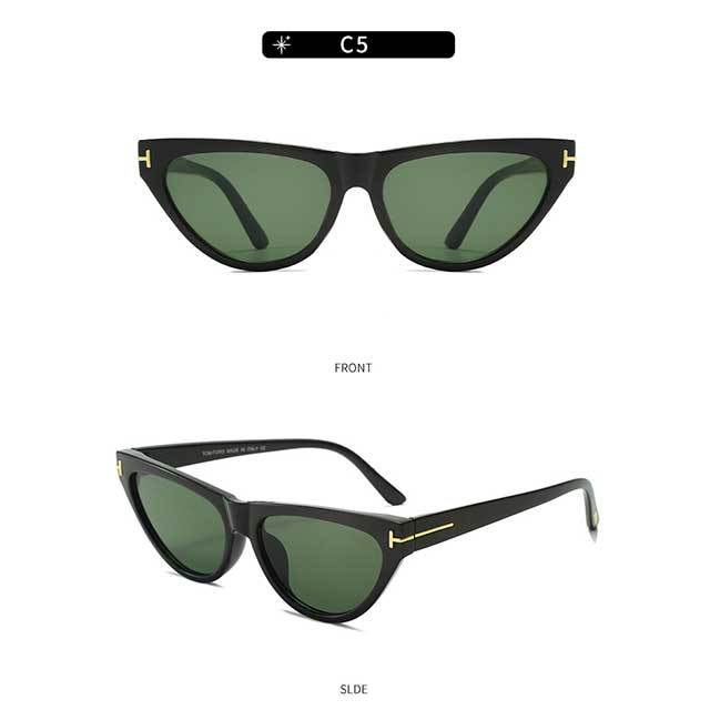 Cat Eye Frame Brand Design Style Sunglasses