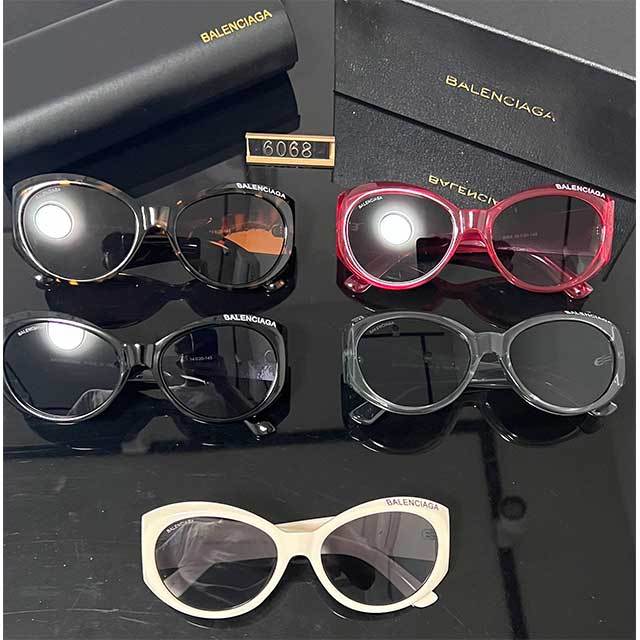 Oval Frame Shape Brand Design Fashion Sunglasses