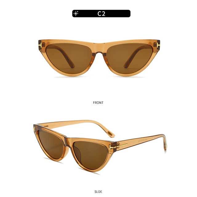 Cat Eye Frame Brand Design Style Sunglasses
