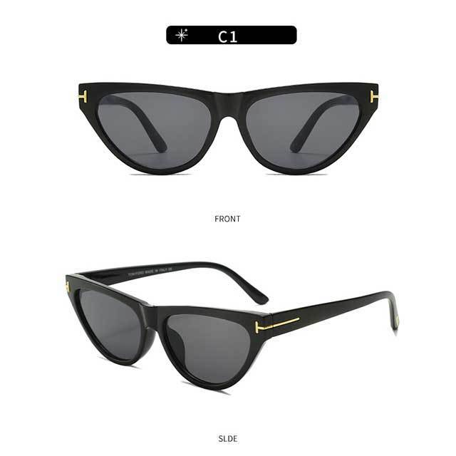 Cat Eye Frame Brand Design Style Sunglasses