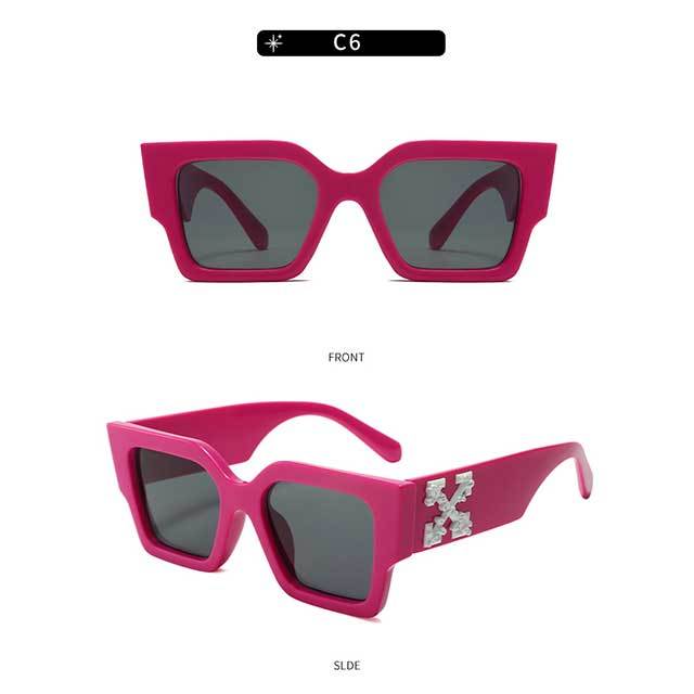Big Square Frame Luxury Style Sunglasses