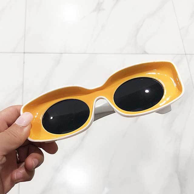 Retro Ins Popular Fashion Rectangle Sunglasses
