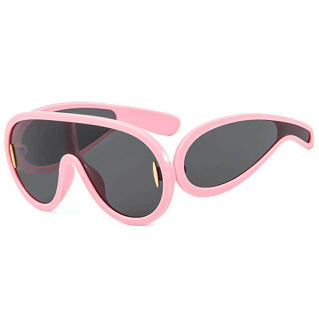 Personality One Piece Vintage Punk Sunglasses