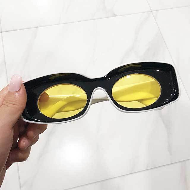 Retro Ins Popular Fashion Rectangle Sunglasses