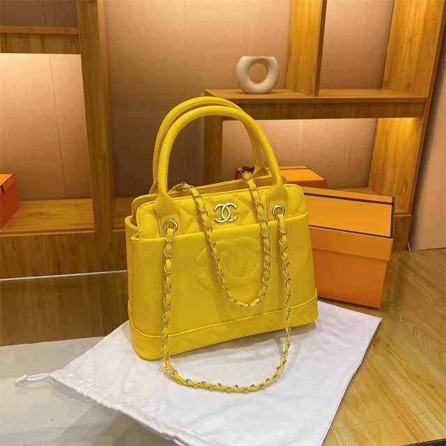 Small Size Chained Leather Handbag