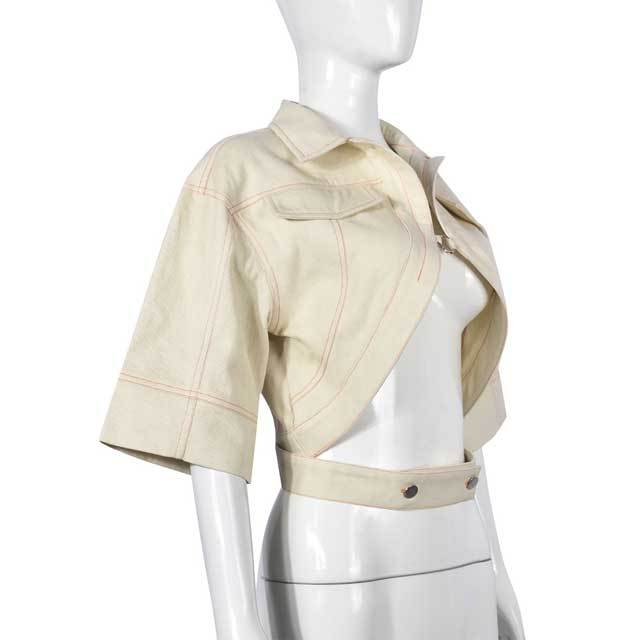 Hollow Out Half Sleeve Jacket