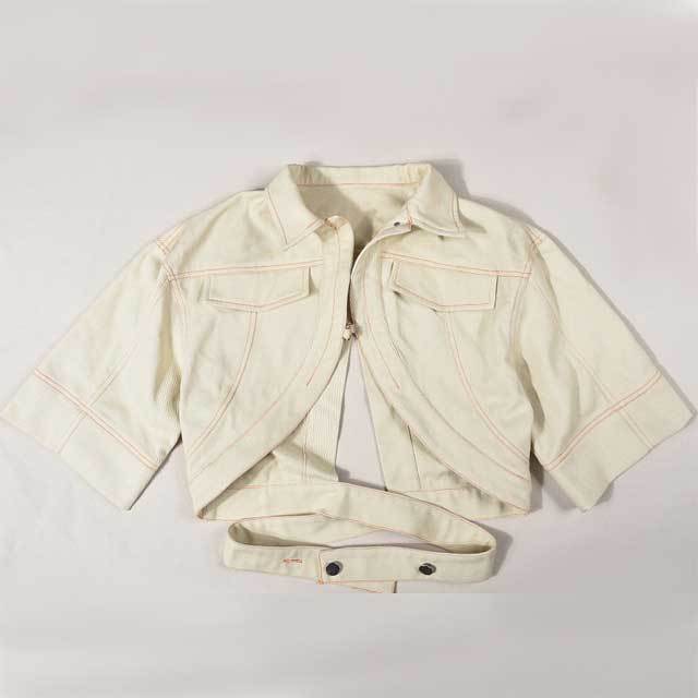 Hollow Out Half Sleeve Jacket