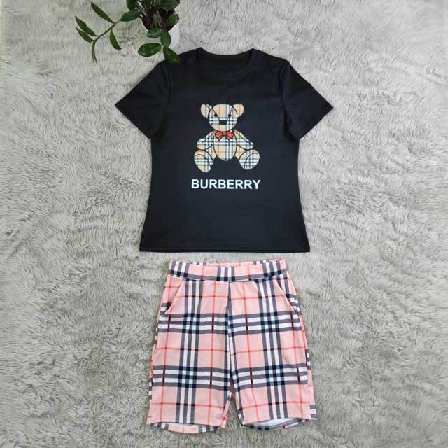 Plaid Print Casual Short Set