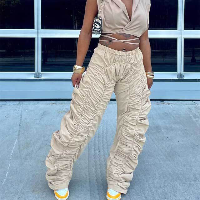 Chic Ruched Jogger Pant