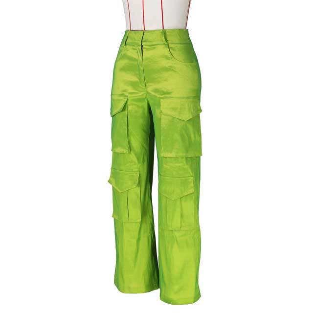 Multi Pockets High Waist Cargo Pants