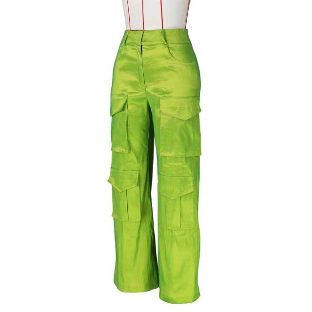 Multi Pockets High Waist Cargo Pants