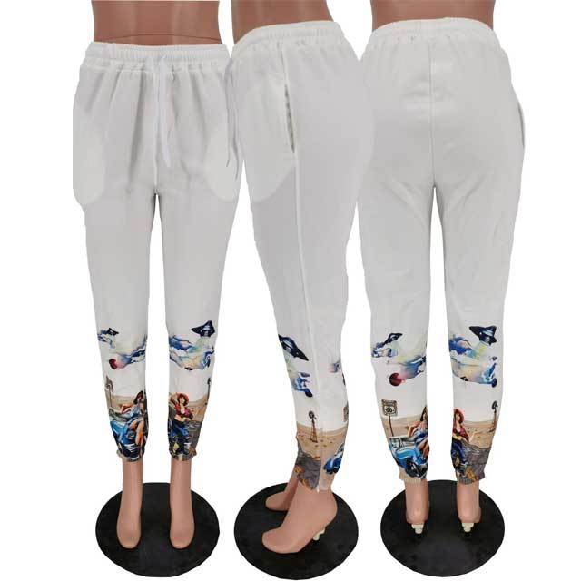 Fashion Print Casual Jogger Pant