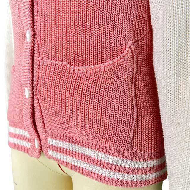 Knit Color Block Cardigan Coat