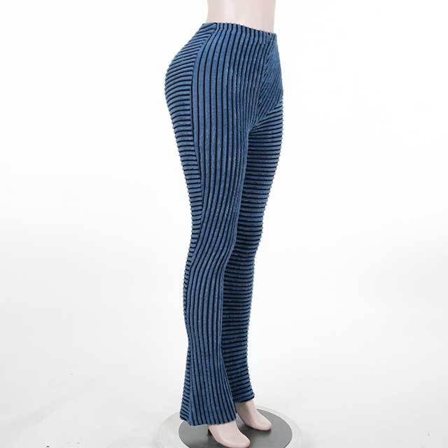 High Waist Fuzzy Bell Pant