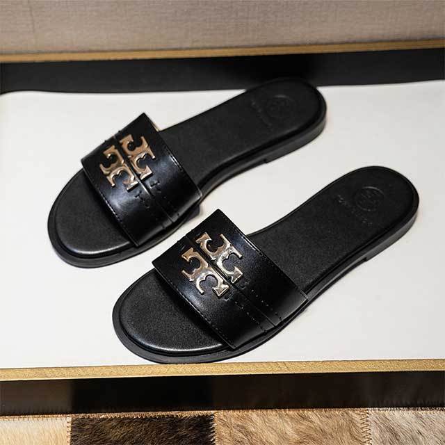 Brand Fashion Open Top Flat Slides Shoes