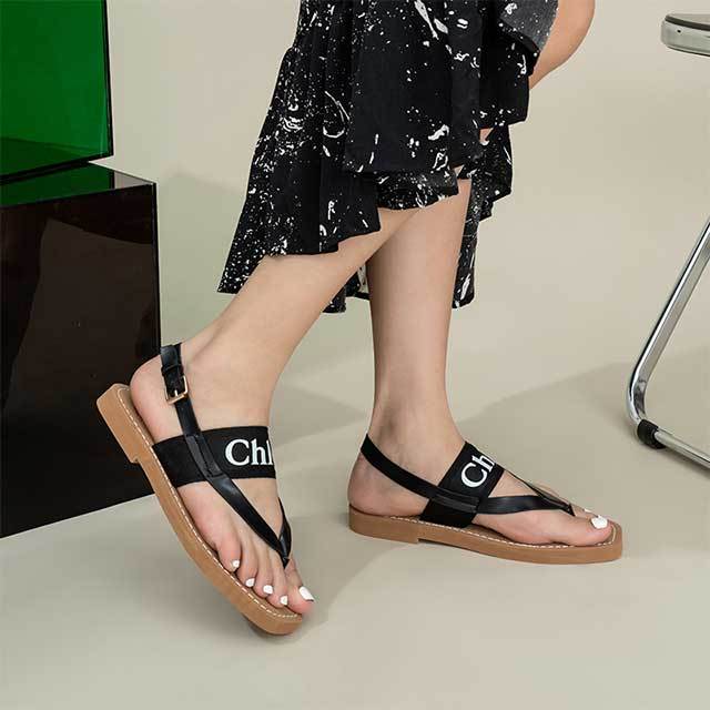 Trendy Casual Style Flip Flop Sandals