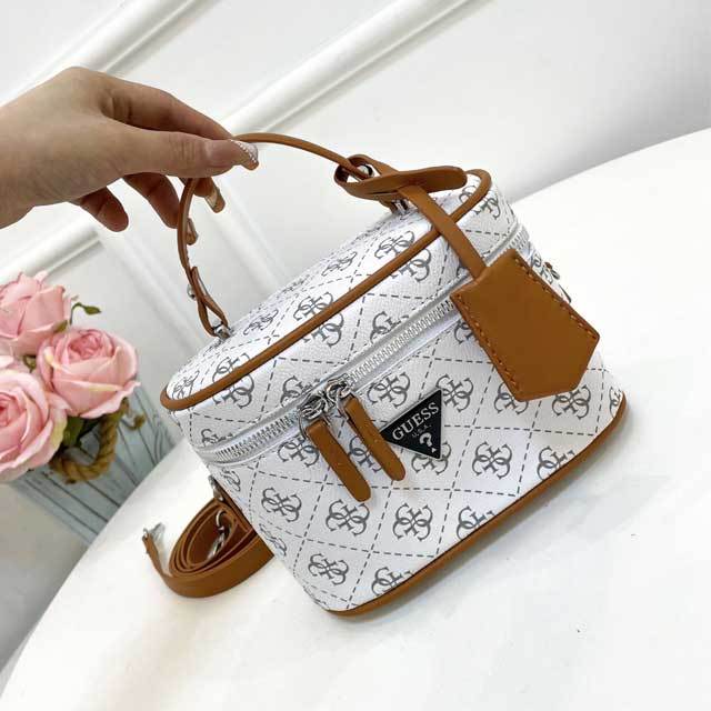 Fashion Logo Printed Crossbody Makeup Bag