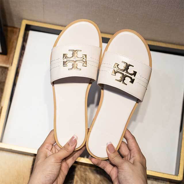 Brand Fashion Open Top Flat Slides Shoes