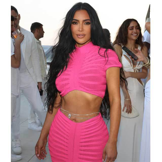Knit See Through Ruched Maxi Skirt Set