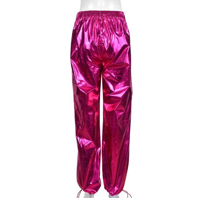 Glossy Cargo Pants