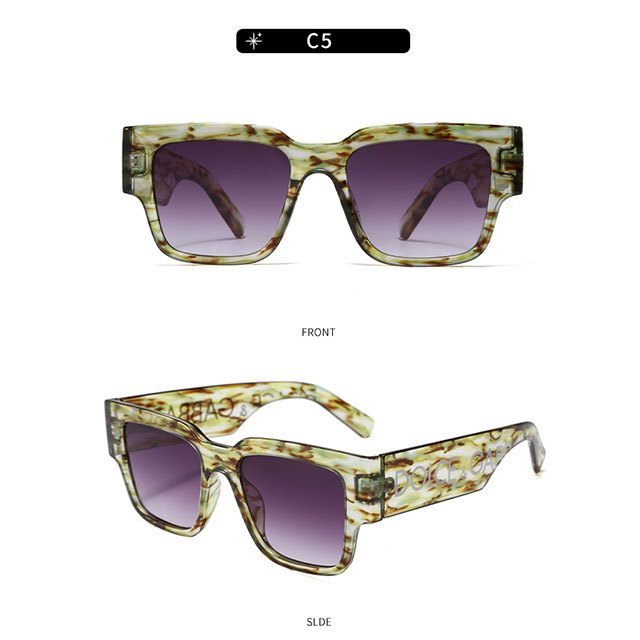 Trendy Design Square Frame Sunglasses