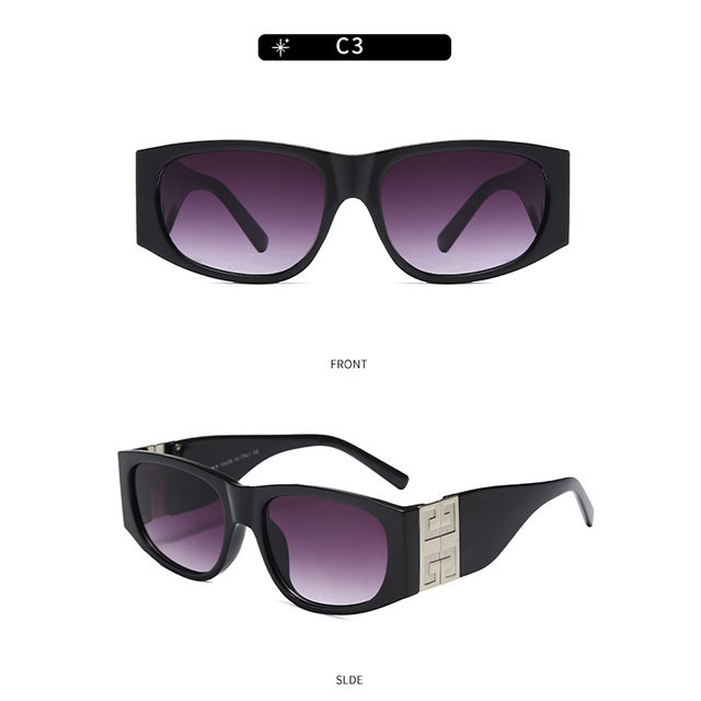 Rectangle Frame Brand Fashion Sunglasses